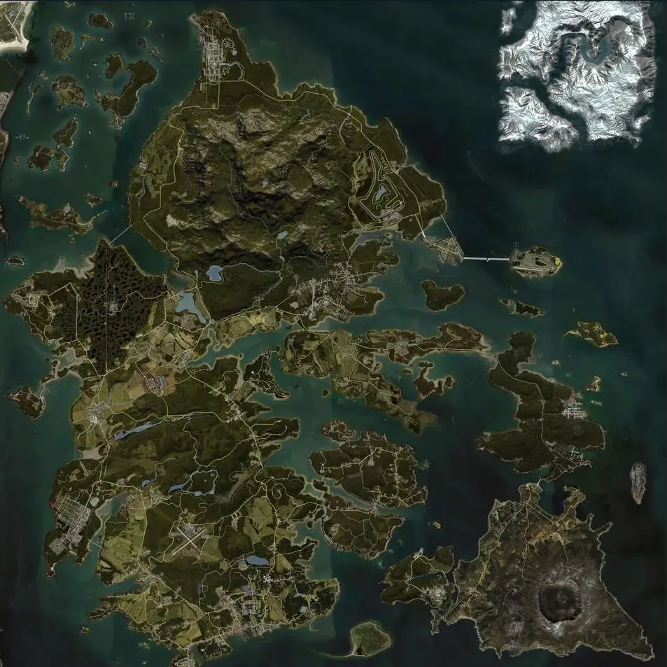 Карта Олений Остров (Deer Isle) - DayzSu