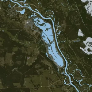 Карта Припять